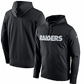 Men's Oakland Raiders Nike Circuit Wordmark Essential Performance Pullover Hoodie Black,baseball caps,new era cap wholesale,wholesale hats